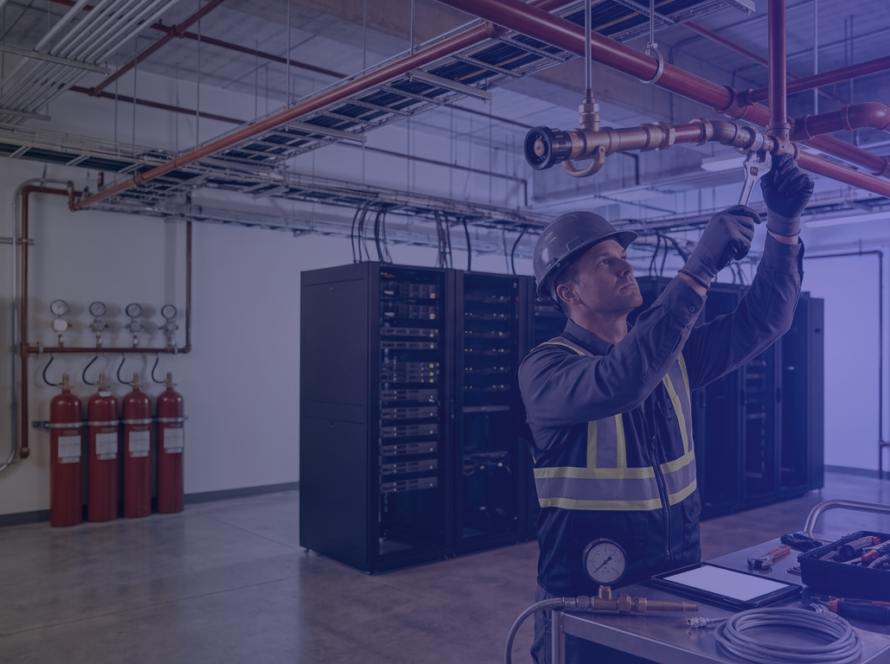 Fire suppression system installation